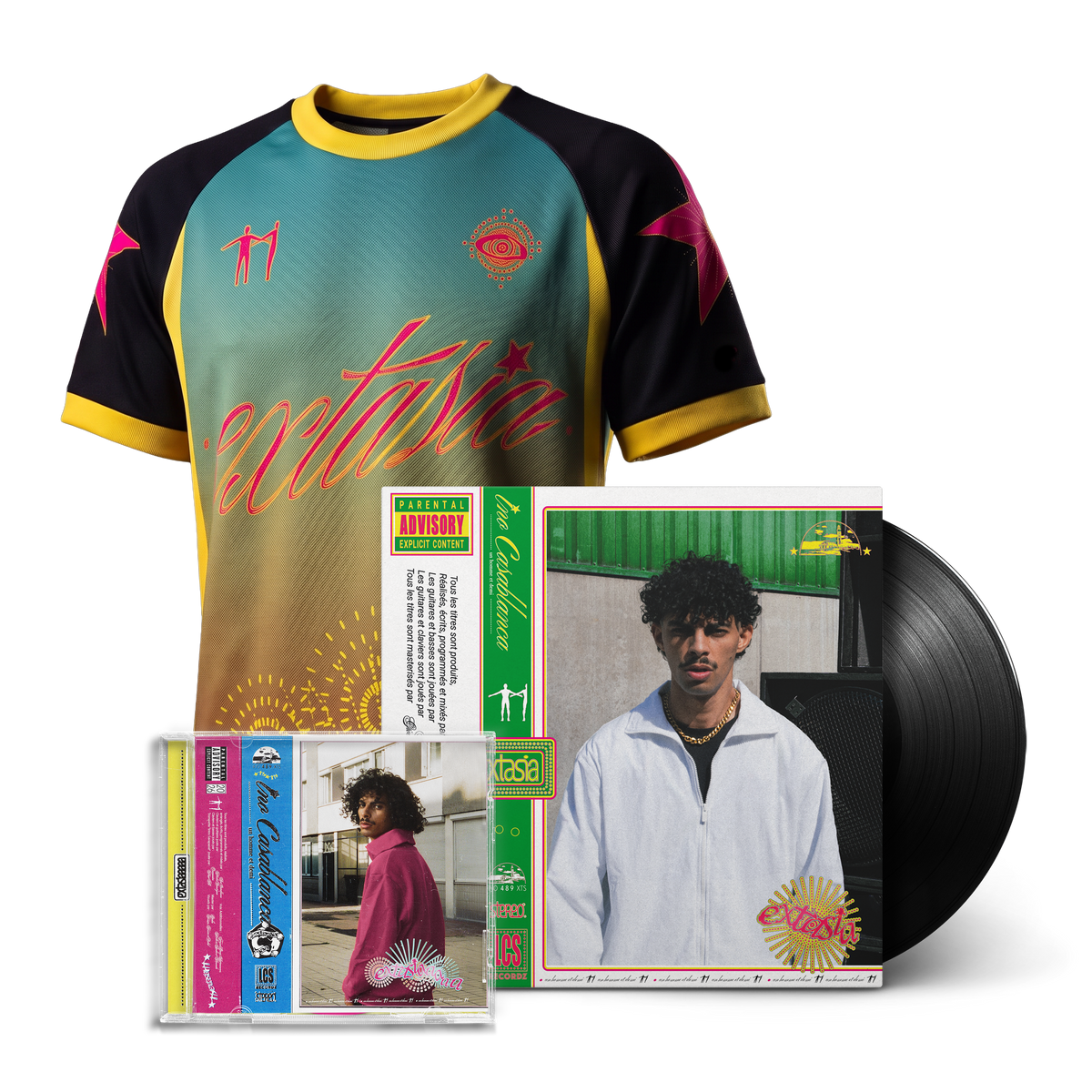 Vinyle + Maillot “EXTASIA“ + CD “Extasiaaaaa“